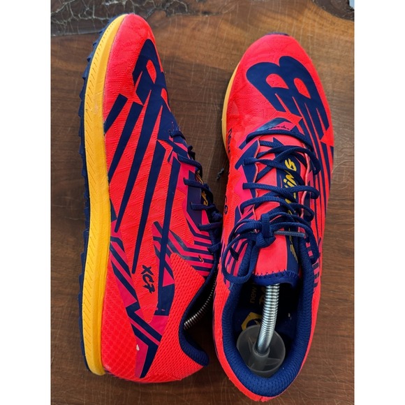 New Balance XCR Trail Running Shoes Red Navy Yellow Men\'s 10 Light Weight main image 8